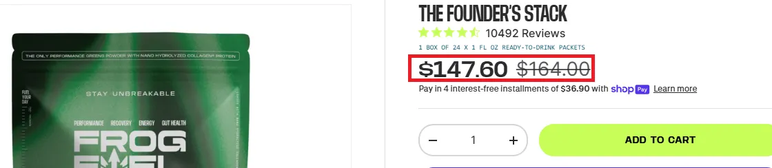 Frogfuel offer