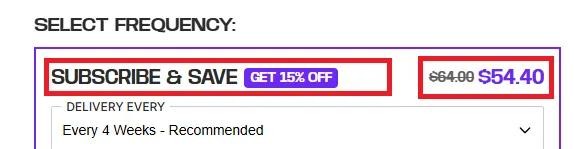 Frogfuel 15% off offer